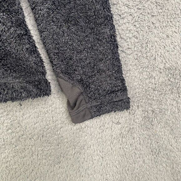 Mountain Hardwear Jacket Womens Small Full Zip Fleece Deep Pile Black USA Made - Picture 10 of 11